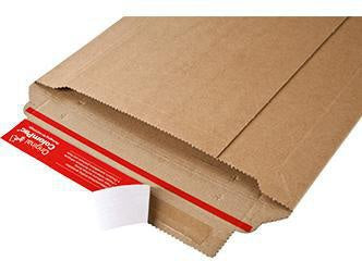 Versandtasche ColomPac® Rigid Plus 250 x 340 x -50 mm (B x H x T) ohne Fenster mit Selbstklebung Kraftliner – Ansicht 3