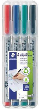 Folienstift STAEDTLER® Lumocolor® non-permanent 311 04mm farbig sortiert nicht dokumentenecht 4 St/Pack STAEDTLER