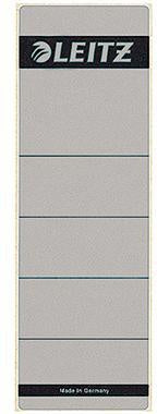 Ordnerrückenetikett Leitz breit/kurz 615 x 192 mm (B x H) selbstklebend ohne Griffloch grau 100 Etik/Pack LEITZ