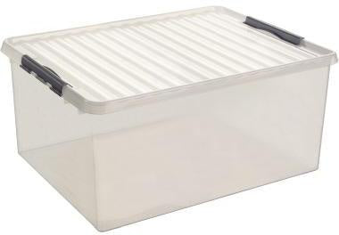 Aufbewahrungsbox Sunware the q-line 80 x 38 x 50 cm (B x H x T) 120l Kunststoff transparent SUNWARE