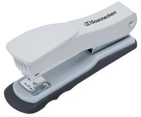 Heftgerät Soennecken 24/6 26/6 fest/lösbar/nageln 20 Bl (80 g/m²) Metall lichtgrau SOENNECKEN