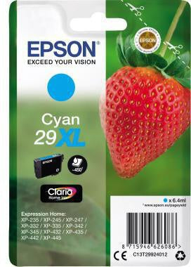 Tintenpatrone Epson Originalzubehör 29XL ca 450 Seiten cyan 64ml EPSON