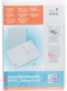 Angebotsmappe Oxford image basic DIN A4 Polypropylen farblos OXFORD