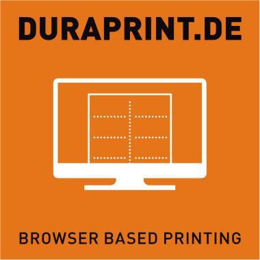 Ordnerregister DURABLE DIN A4 1-10 blanko Kunststoff transparent 10 Registerblätter DURABLE – Ansicht 3