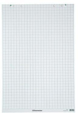 Flipchartblock Soennecken 68 x 99 cm (B x H) kariert 80g/m² 20 Bl/Block 5 Block/Pack SOENNECKEN