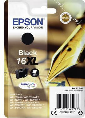 Tintenpatrone Epson Originalzubehör 16XL ca 500 Seiten schwarz 129ml EPSON