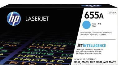 Toner HP Originalzubehör 655A ca 10500 Seiten cyan HP