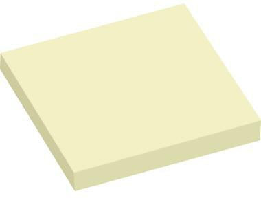 Haftnotiz Soennecken Powernotes 75 x 75 mm (B x H) gelb 100 Bl SOENNECKEN