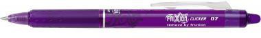 Tintenroller PILOT FriXion Clicker 04mm violett Rundspitze nicht dokumentenecht PILOT