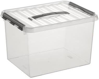 Aufbewahrungsbox Sunware the q-line 40 x 26 x 30 cm (B x H x T) DIN A4 22l Kunststoff transparent SUNWARE