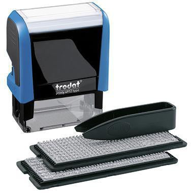 Textstempel trodat® Typo Printy 4912 47 x 18 mm (B x H) individuelle Textplatte schwarz TRODAT