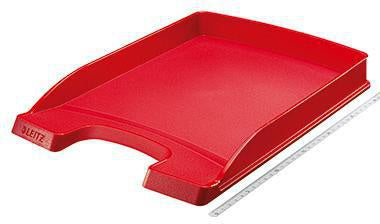 Briefablage Leitz Plus flach DIN A4 Polystyrol Farbe: rot LEITZ