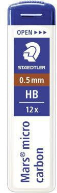 Feinmine STAEDTLER® Mars® micro carbon 250 05mm HB schwarz 12 St/Pack STAEDTLER