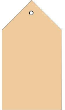 Anhängezettel HERMA 80 x 150 mm (B x H) Karton braun 250 St/Pack HERMA