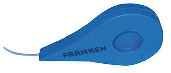 Einteilungsband FRANKEN 4 mm x 10 m (B x L) grau/transparent FRANKEN
