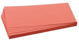 Moderationskarte FRANKEN 205 x 95 cm (B x H) 130g/m² Altpapier 100 % recycelt rot 500 St/Pack FRANKEN