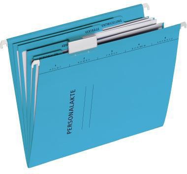 Personalmappe PAGNA DIN A4 240g/m² mit Organisationsaufdruck Karton blau PAGNA