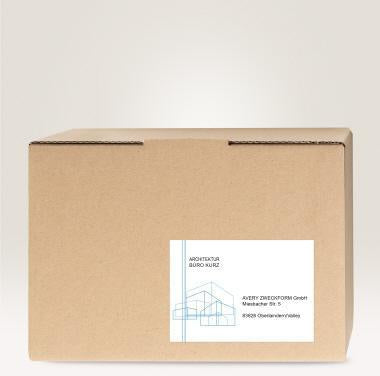 Universaletikett Avery Zweckform 1996 x 1435 mm (B x H) wieder ablösbar Papier weiß 60 Etik/Pack AVERY ZWECKFORM – Ansicht 4