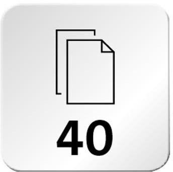 Locher NOVUS B 240 8cm 40 Bl (80 g/m²) mit Anschlagschiene anthrazit/schwarz NOVUS – Ansicht 6