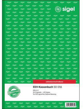 Kassenbuch SIGEL DIN A4 grün 2 x 40 Bl SIGEL DIN A4 grün 2 x 40 Bl SIGEL
