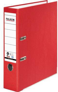 Ordner Falken Recycolor 80mm DIN A4 Werkstoff: Pappe Material der Kaschierung außen: Kraftpapier Material der Kaschierung