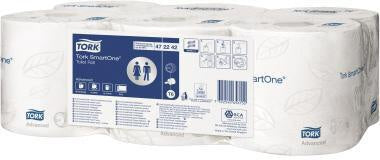 Toilettenpapier Tork SmartOne® 2-lagig Tissue weiß 1150 Bl/Rl 6 Rl/Pack TORK