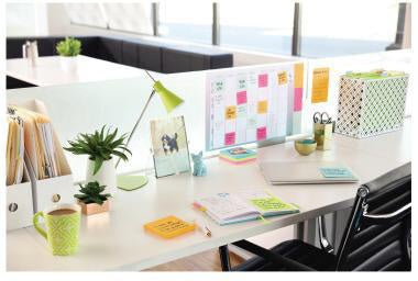 Haftnotiz Post-it® Super Sticky Notes Cosmic Collection 101 x 152 mm (B x H) türkis neongrün tropicalpink 90 – Ansicht 3