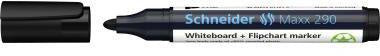 Whiteboard-/Flipchartmarker Schneider Maxx 290 2-3mm schwarz Rundspitze SCHNEIDER