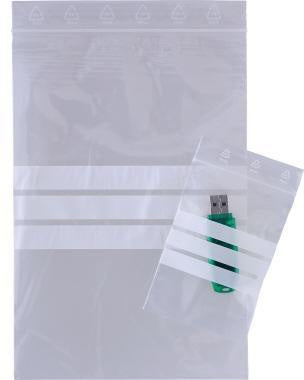 Druckverschlussbeutel 160 x 220 mm (B x H) 50µm Kunststoff transparent 100 St/Pack NEUTRALWARE – Ansicht 2