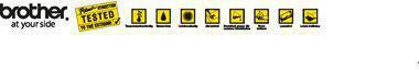 Schriftbandkassette Brother P-touch TZe-611 6 mm x 8 m (B x L) gelb schwarz BROTHER – Ansicht 4