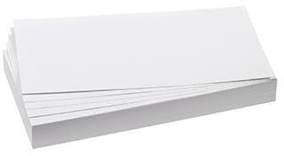 Moderationskarte FRANKEN 205 x 95 cm (B x H) 130g/m² Altpapier 100 % recycelt weiß 500 St/Pack FRANKEN