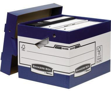 Archivbox Bankers Box® System Heavy Duty ERGO-BoxT 335 x 292 x 404 cm (B x H x T) DIN A4 DIN A4+ mit Archivdruck Karton 100