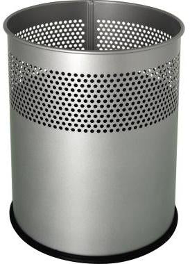 Papierkorb helit the dot 257 x 321 cm (D x H) 15 Metall Farbe: grau 1 Sortierfach HELIT