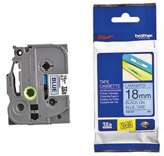Schriftbandkassette Brother P-touch TZe-541 18 mm x 8 m (B x L) blau schwarz BROTHER