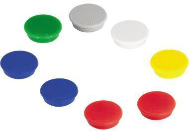 Magnet FRANKEN 24mm 03kg farbig sortiert 10 St/Pack FRANKEN