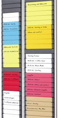 T-Kartenmodul Ultradex Aluminium silber 35 Planungsfelder ULTRADEX – Ansicht 3