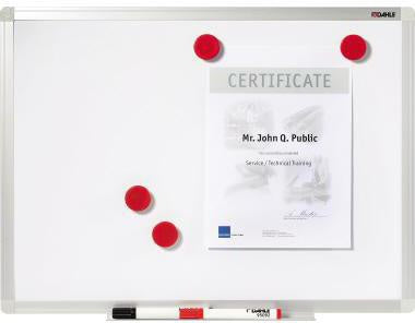 Whiteboard DAHLE Basic Maße der Oberfläche: 90 x 60 cm (B x H) Tafel magnethaftend nicht beidseitig b – Ansicht 3