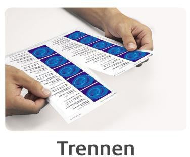 Visitenkarte Avery Zweckform Classic DIN A4 185g/m² weiß 25 Bl/Pack 250 St/Pack AVERY ZWECKFORM – Ansicht 4