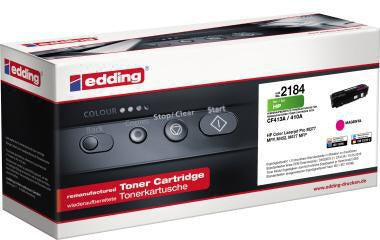 Toner edding kein Originalzubehör Kompatibel mit: HP 410A EDD-2184 ca 2300 Seiten magenta EDDING