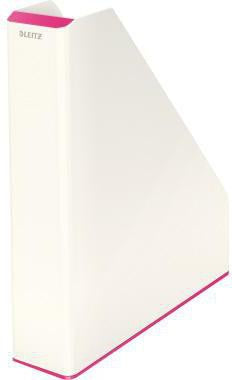 Stehsammler Leitz WOW Duo Colour 73 x 318 x 272 cm (B x H x T) DIN A4 Werkstoff: Polystyrol pink/weiß LEITZ