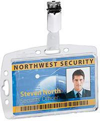 Ausweißhalter DURABLE 87 x 54 mm (B x H) Polystyrol transparent 25 St/Pack DURABLE