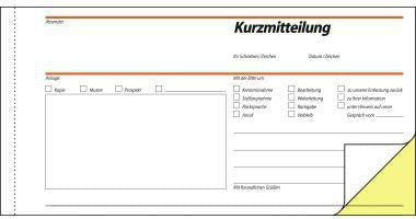 Kurzmitteilung SIGEL 1/3 DIN A4 quer selbstdurchschreibend 1 Durchschlag 2 x 40 Bl SIGEL