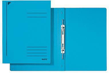 Spiralhefter Leitz DIN A4 430g/m² mit Beschriftungsfeld Pendareckarton recycelt blau LEITZ