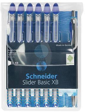Kugelschreiber Schneider Slider Basic 07mm blau nicht dokumentenecht inkl Schneider Druckkugelschreiber Slider Rave blau