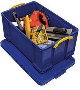 Aufbewahrungsbox Really Useful Box 71 x 31 x 44 cm (B x H x T) DIN A4 64l Polypropylen blau REALLY USEFUL BOX