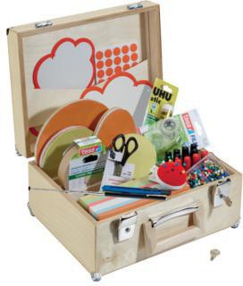 Moderationskoffür FRANKEN U-Act!Line® 35 x 27 x 18 cm (B x H x T) Birkenholz natur FRANKEN