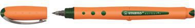 Tintenroller STABILO® worker®+ fine 03mm grün Rundspitze nicht dokumentenecht STABILO