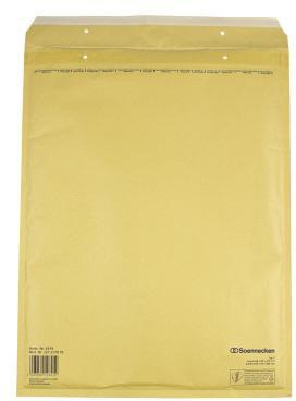 Luftpolstertasche Soennecken K/7 mit Haftklebung Kraftpapier natronbraun 50 St/Pack SOENNECKEN