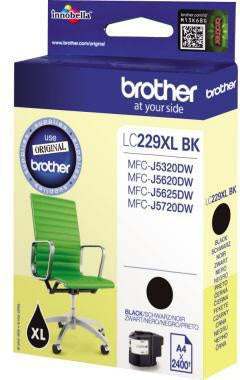 Tintenpatrone Brother Originalzubehör LC-229XL-BK ca 2400 Seiten schwarz BROTHER