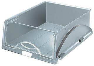Briefablage Leitz Sorty DIN A4 DIN C4 Überbreite Polystyrol Farbe: grau LEITZ